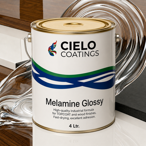 Melamine Glossy Wood Finish