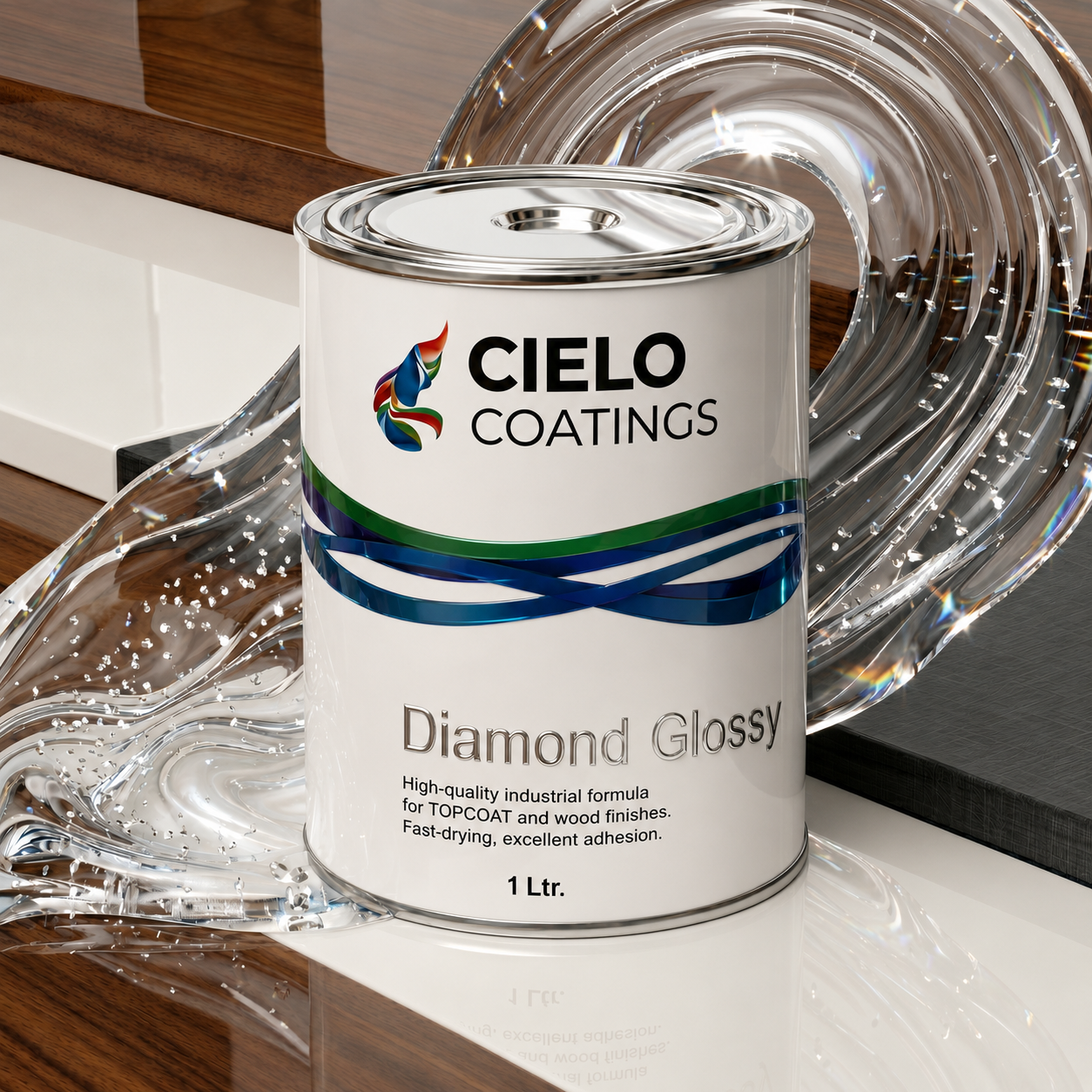 Diamond Glossy Wood Finish